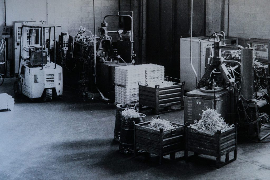 Una foto della produzione tra gli anni 60 e 70