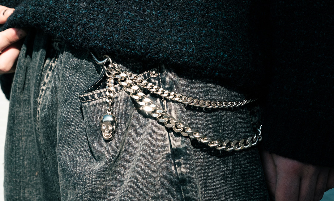 accessori moda portachiavi catena stemma