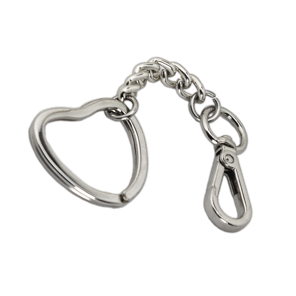 portachiavi anello cuore